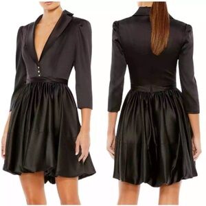 Mac Duggal Tuxedo Style Dress Worn Once 🖤